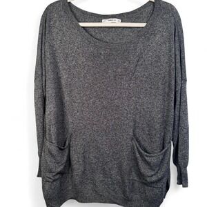 Zara knit grey light sweater‎ with pockets size medium, excellent condition